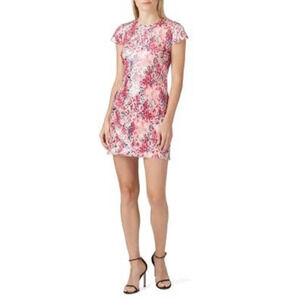 RACHEL Zoe Lulul Dress Cap Sleeve Sequin Mini Dress